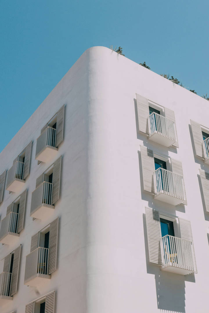 Ahotel or apartment